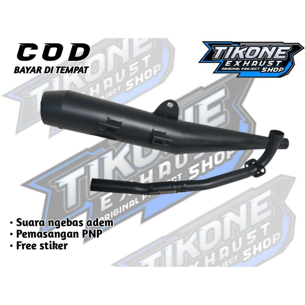 KENALPOT TSUKIGI STANDAR RACING ASTREA LEGENDA 1/2 SUPRA FIT 100 LAMA SUPRA FIT NEW 100 SUPRA X 125 