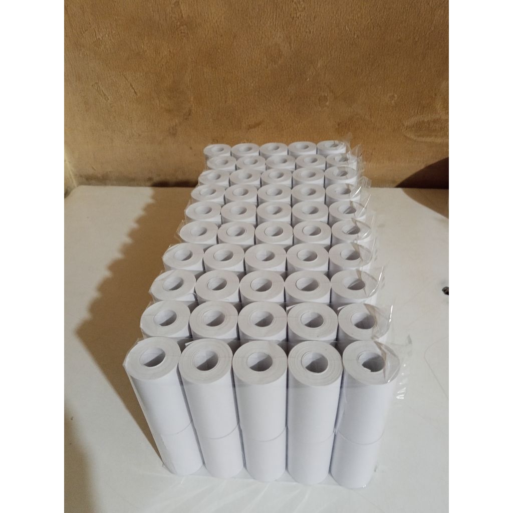 

Kertas Thermal murah 57/58x30 coreles paket 10 roll