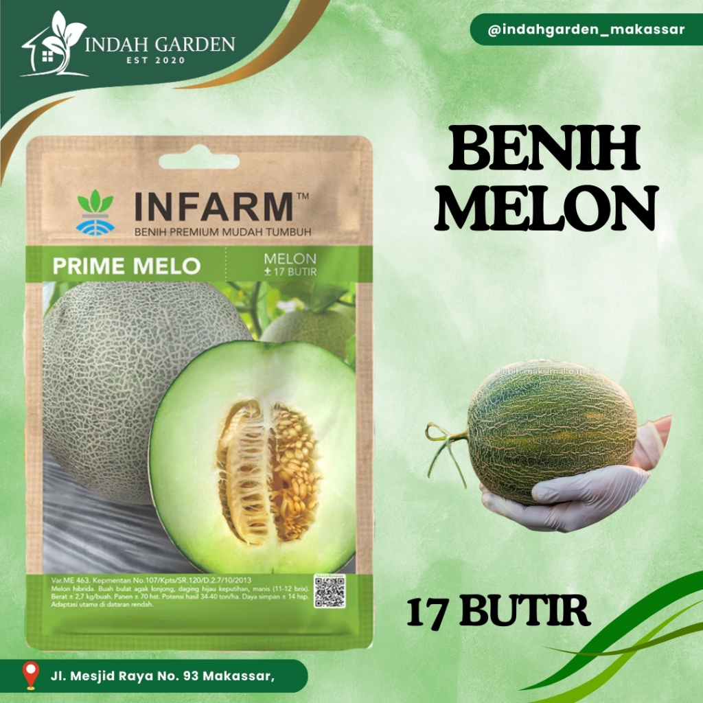 INFARM - Benih Bibit Biji Super Buah Melon-PRIME MELON