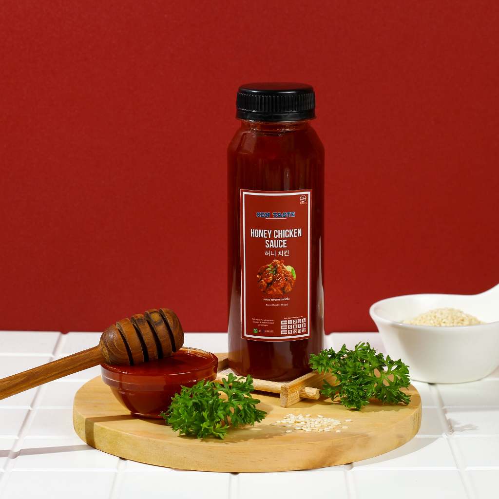 

Honey Chicken Sauce Sentaste 250ml - Saus Ayam Madu Garlic Korea Halal