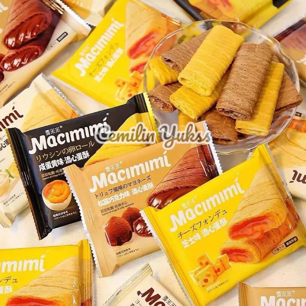 

bGF Macimimi Crisp Sandwich 168g Macimimi Truffle Chocolate Crisp Sandwich Cheese Crisp Salted Egg