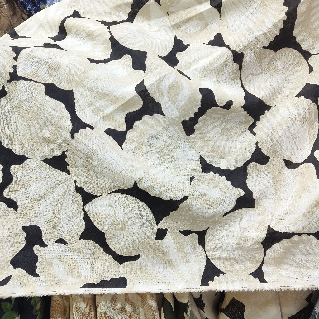 PROMO Kain Katun Linen Motif Premiun/Kain Katun Linen Meteran/Kain Linen