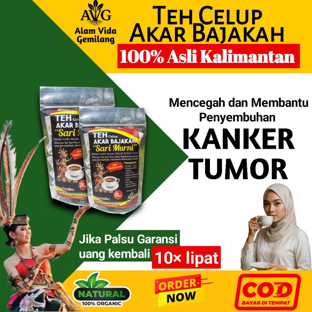 

Teh Celup Akar Bajakah “Sari Murni” – Isi 25 Sachet | Herbal Asli Kalimantan