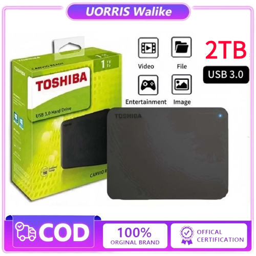 2TB Canvio Basic HD Hardisk Eksternal / HDD External USB 3.0 Portable Hard Disk External Hard Drive