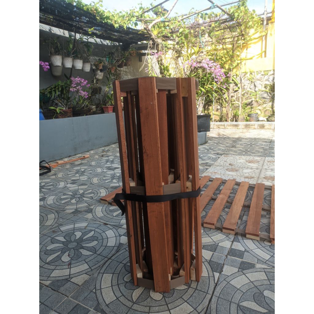 (Ready & Murah ) DIPAN TATAMI / FUTON  GULUNG KOREA / JEPANG  KAYU JATI ASLI