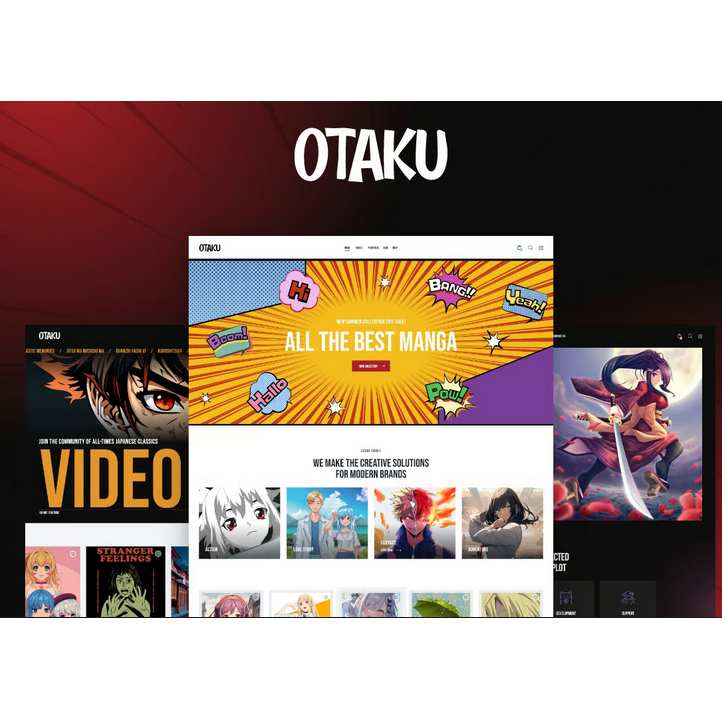 Otaku Manga Theme - Tema Manga Wordpress Otaku | Manga | Theme | Wordpress
