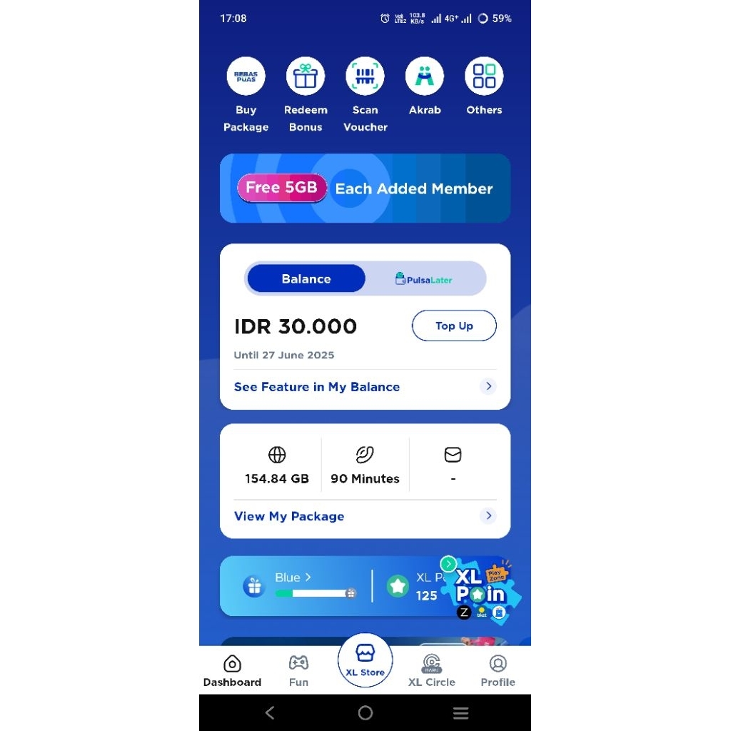 Kartu XL Xtra Combo VIP Plus Diskon 90%