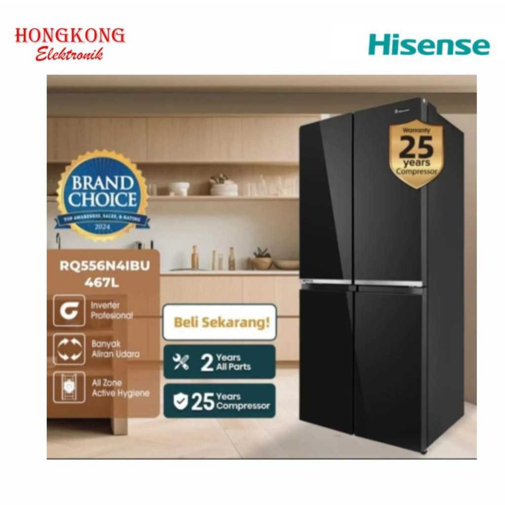 HISENSE KULKAS MULTIDOOR REFRIGERATOR RQ556N4IBU
