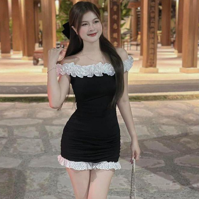 RX FASHION - DRESS  LACE / DRESS KOREAN STYLE -PN
