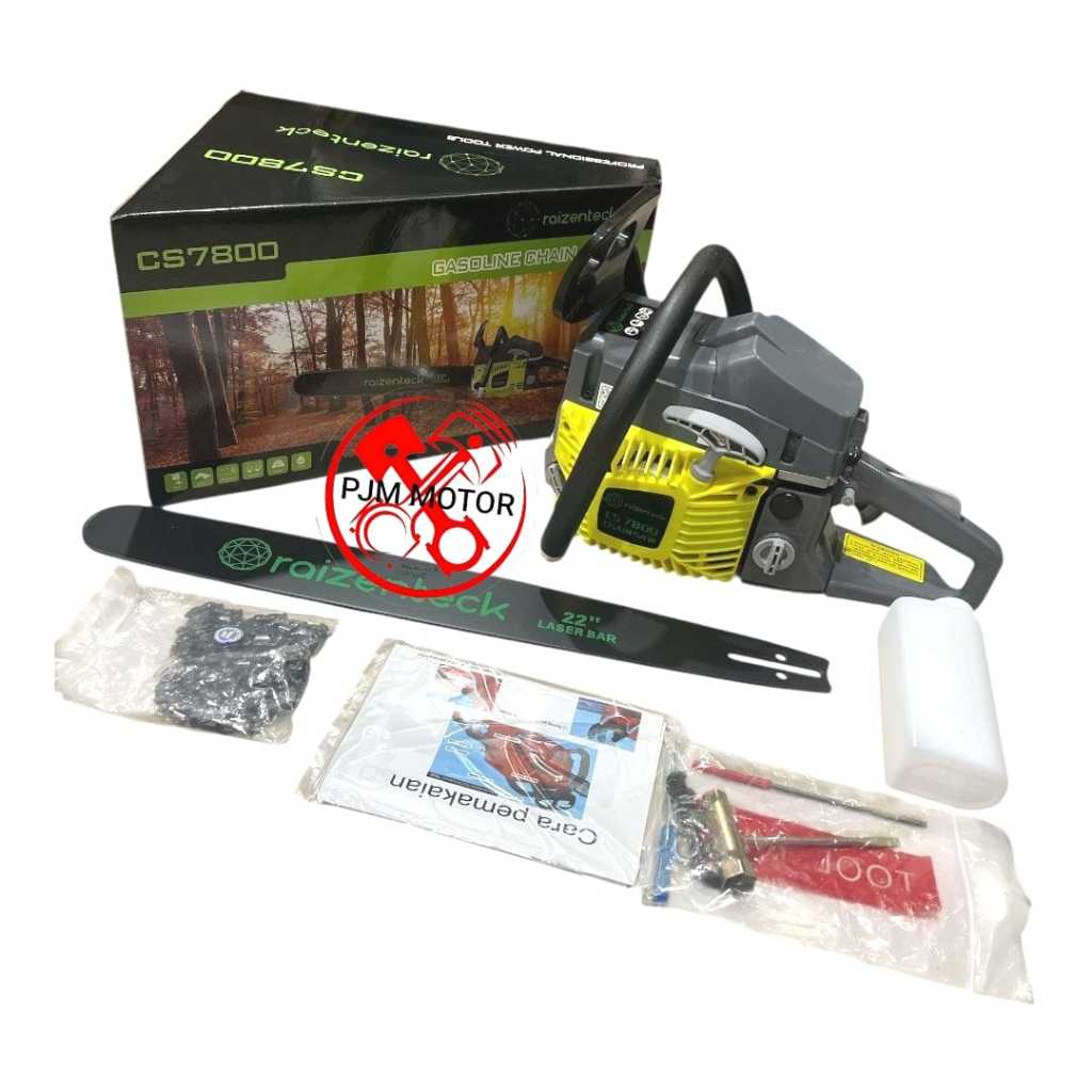 RAIZENTECH CS7800 UNIT MESIN SINSO SENSO CHAINSAW KECIL SIAP PAKAI