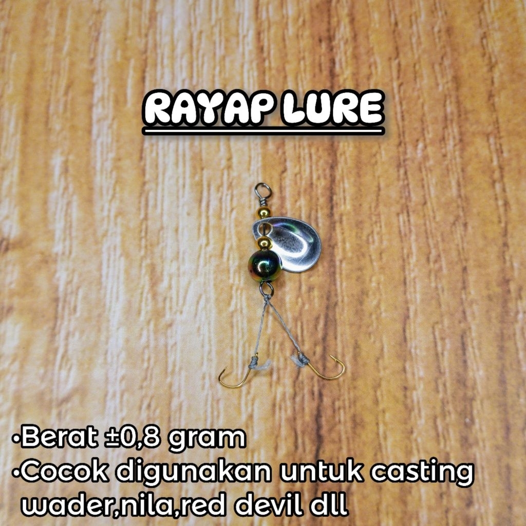 UMPAN RAYAP LURE CASTING WADER NILA RED DEVIL IKAN KECIL
