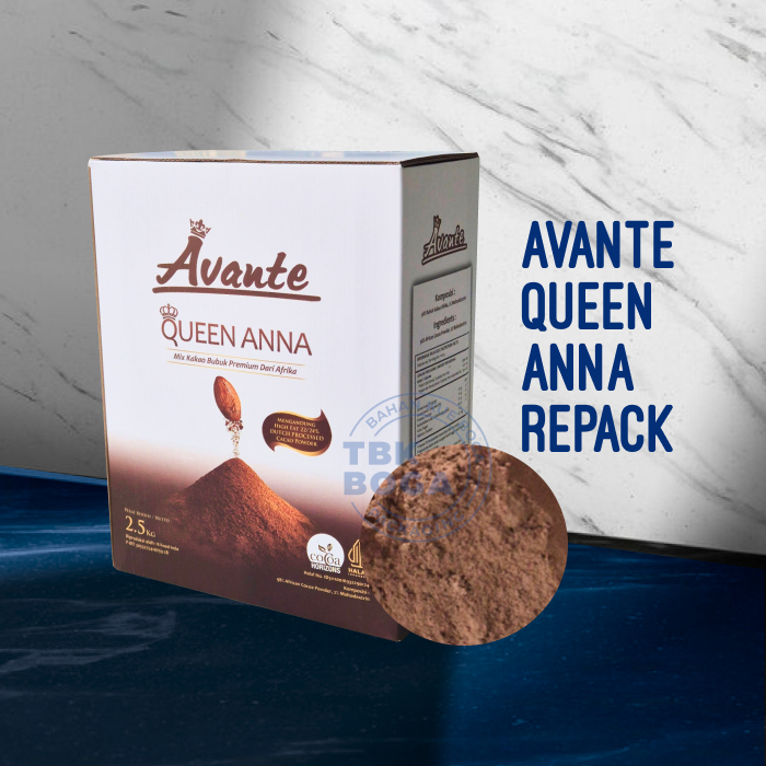 

( Repack ) Avante Queen Anna ( 250, 500 gr ) Coklat Bubuk Cocoa Kakao Kokoa Powder Mix