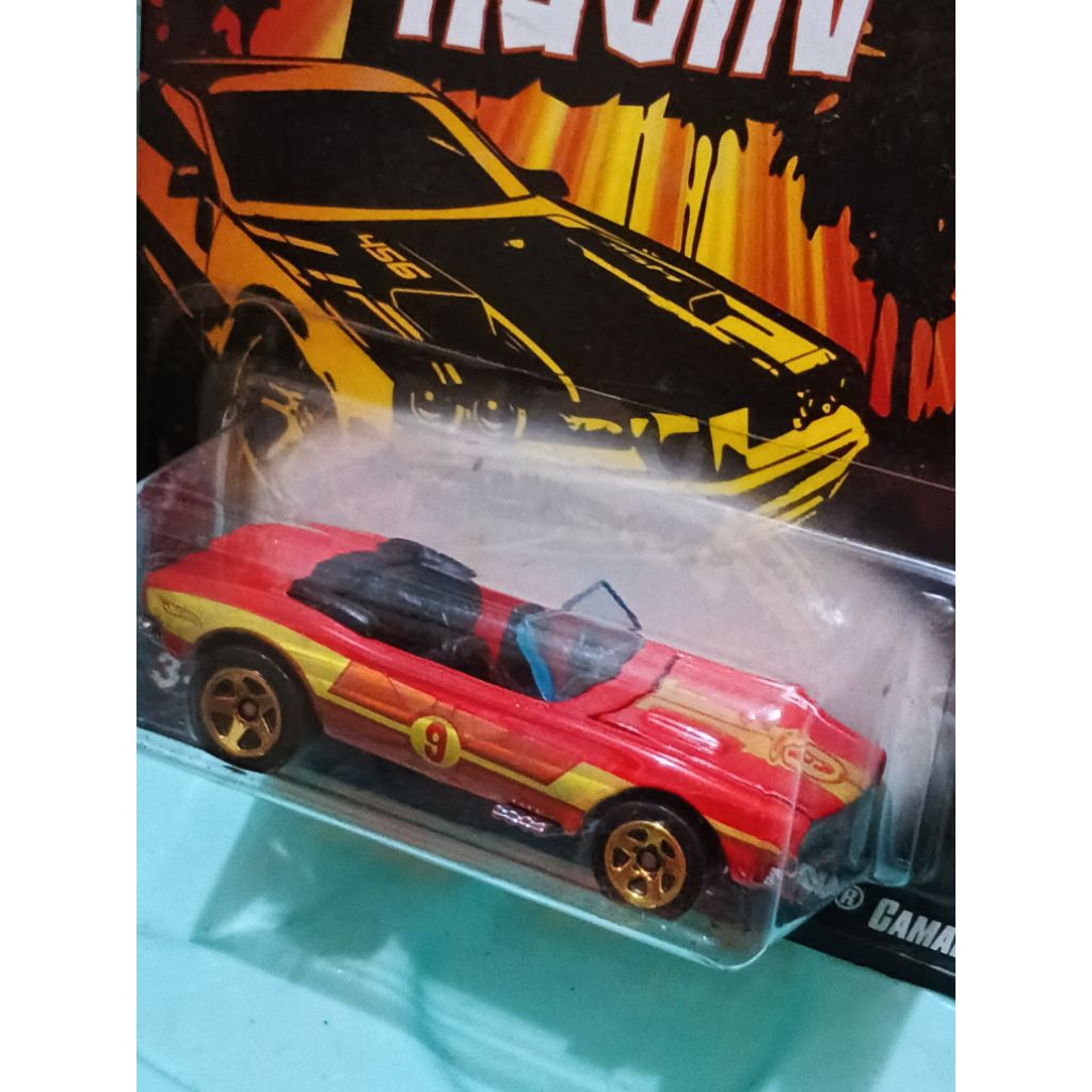 Hotwheels Summer Racin 67 Chevy Camaro Open Kap Langka Rare VVHTF