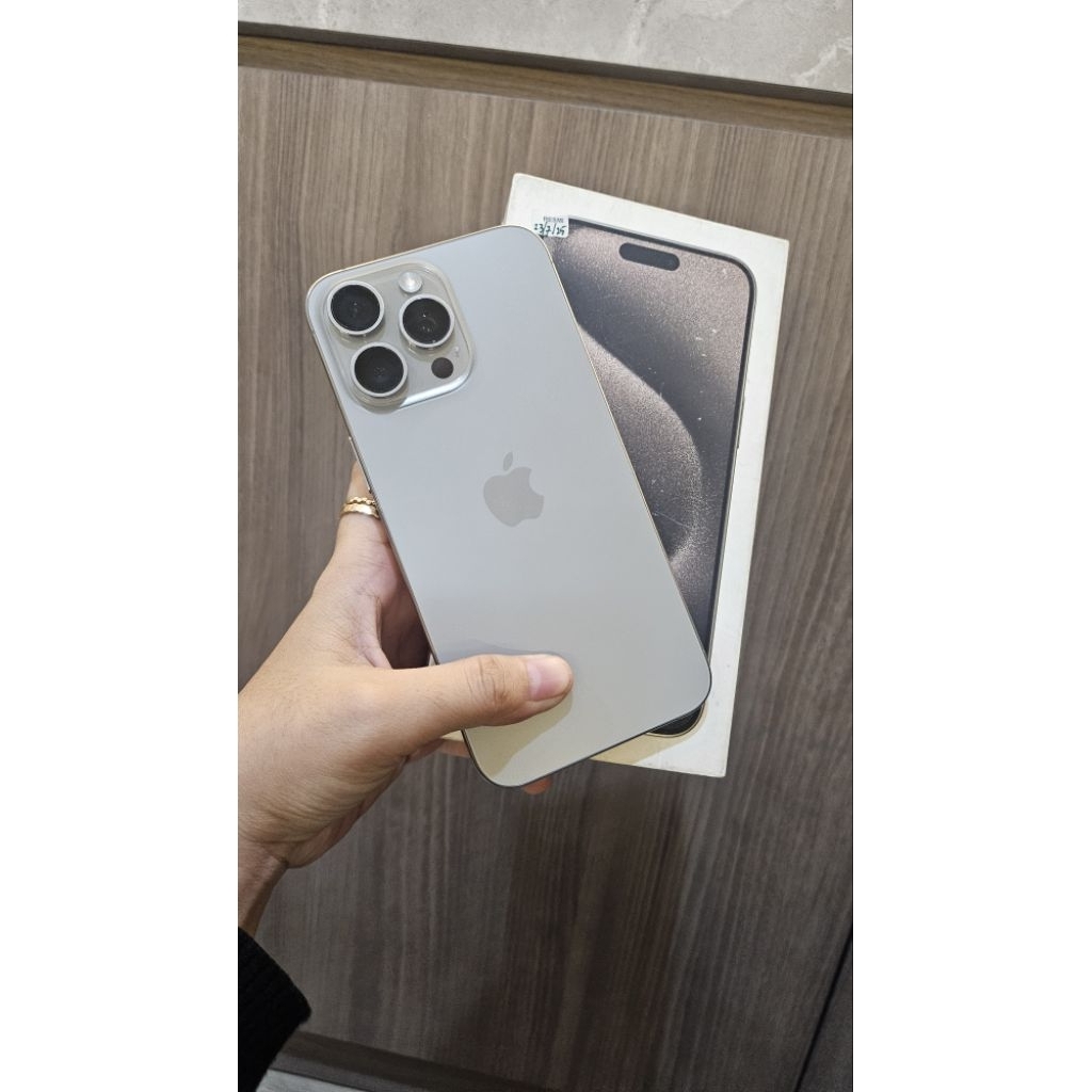 Iphone 15 Pro Max, 256 Gb, Ibox, Bh 92%, Garansi Ibox habis, seken, natural