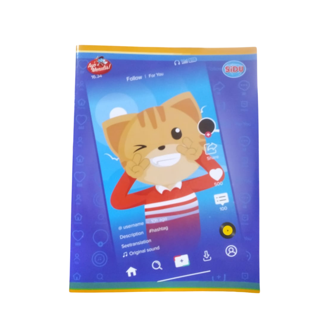 

(1pcs) BUKU TULIS SINAR DUNIA (SIDU) ISI 38