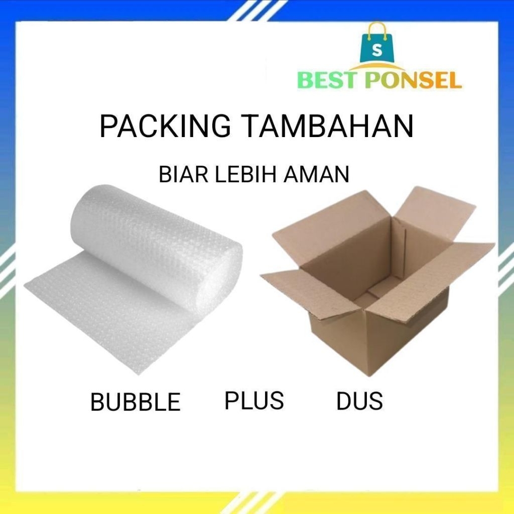 

Packing Tambahan | Extra Packing Bubble Wrap + Dus Biar Lebih Aman