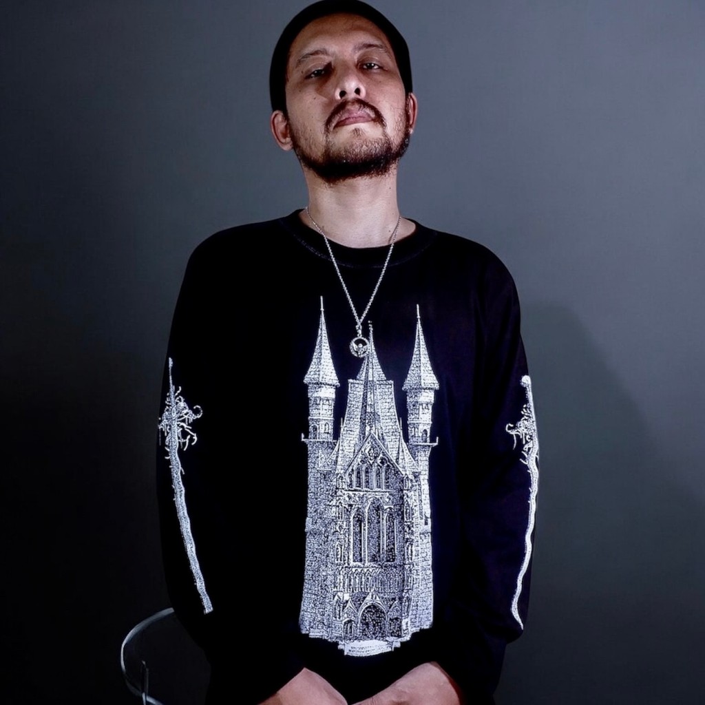 Tshirt Long sleeve 20s Roman Black Rotterdamn