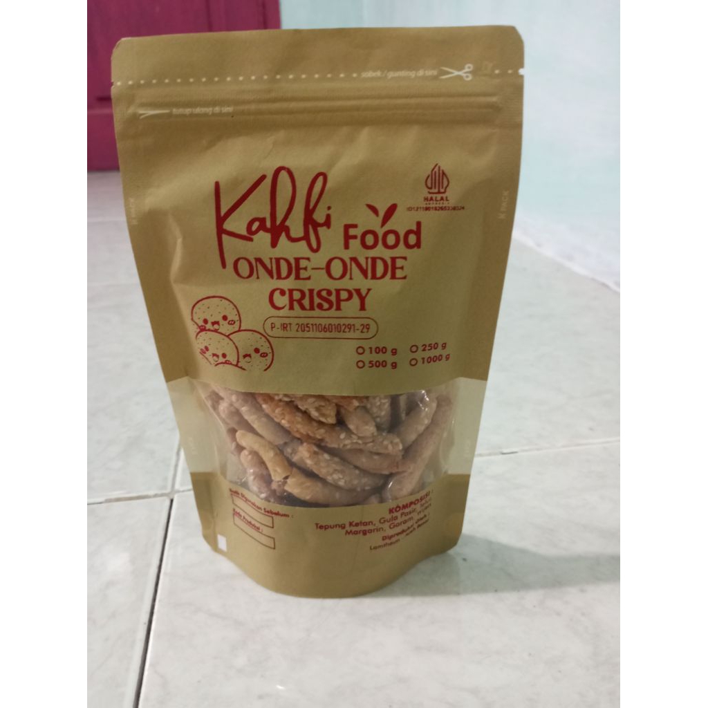 

oleh oleh khas aceh ONDE ONDE CRISPY/cemilan crispy dari aceh