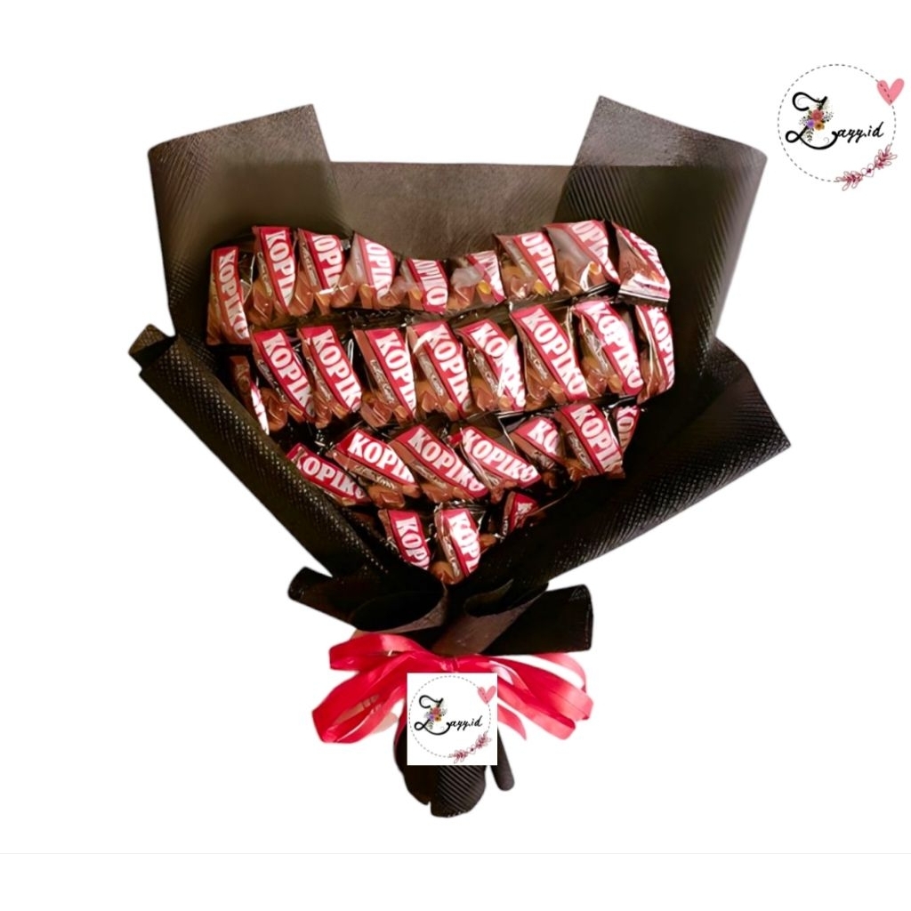 

Buket Snack Permen Kopiko Warna Hitam Hadiah Spesial Wisuda Ulang Tahun Graduation Murah
