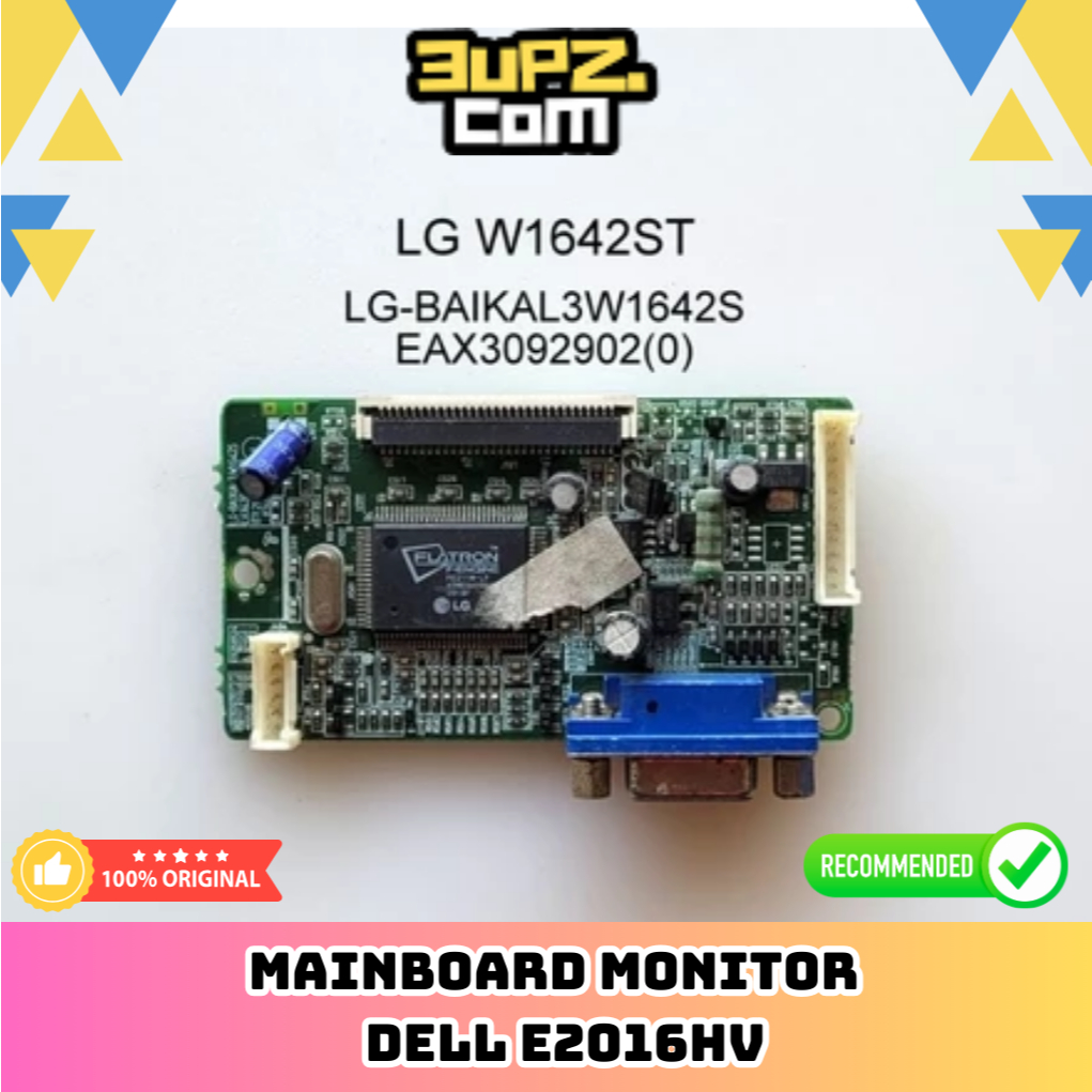 Mainboard LCD Monitor LG Flatron W1642S W1642ST W1642S-PF Mesin Matherboard EAX43092902 LG-BAIKAL3W1