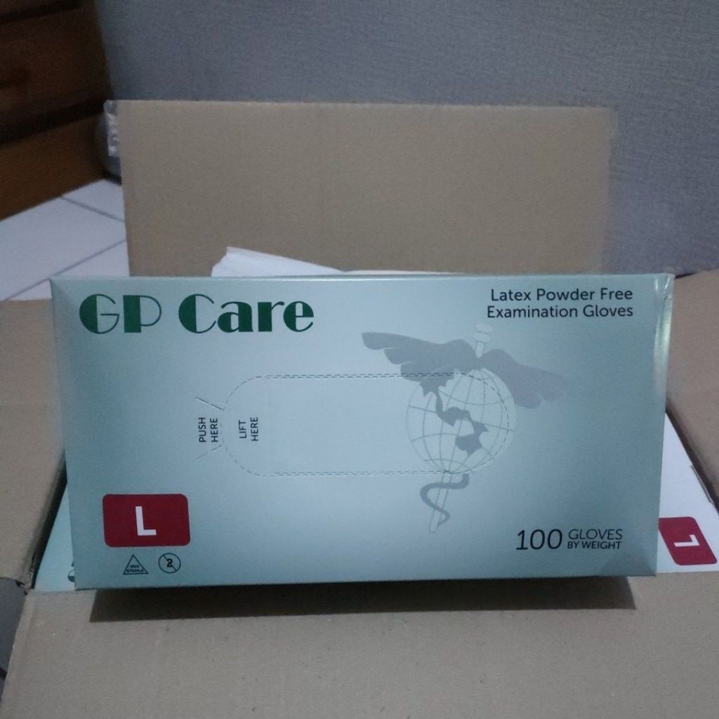 GP Care Latex Powder free Examination Gloves