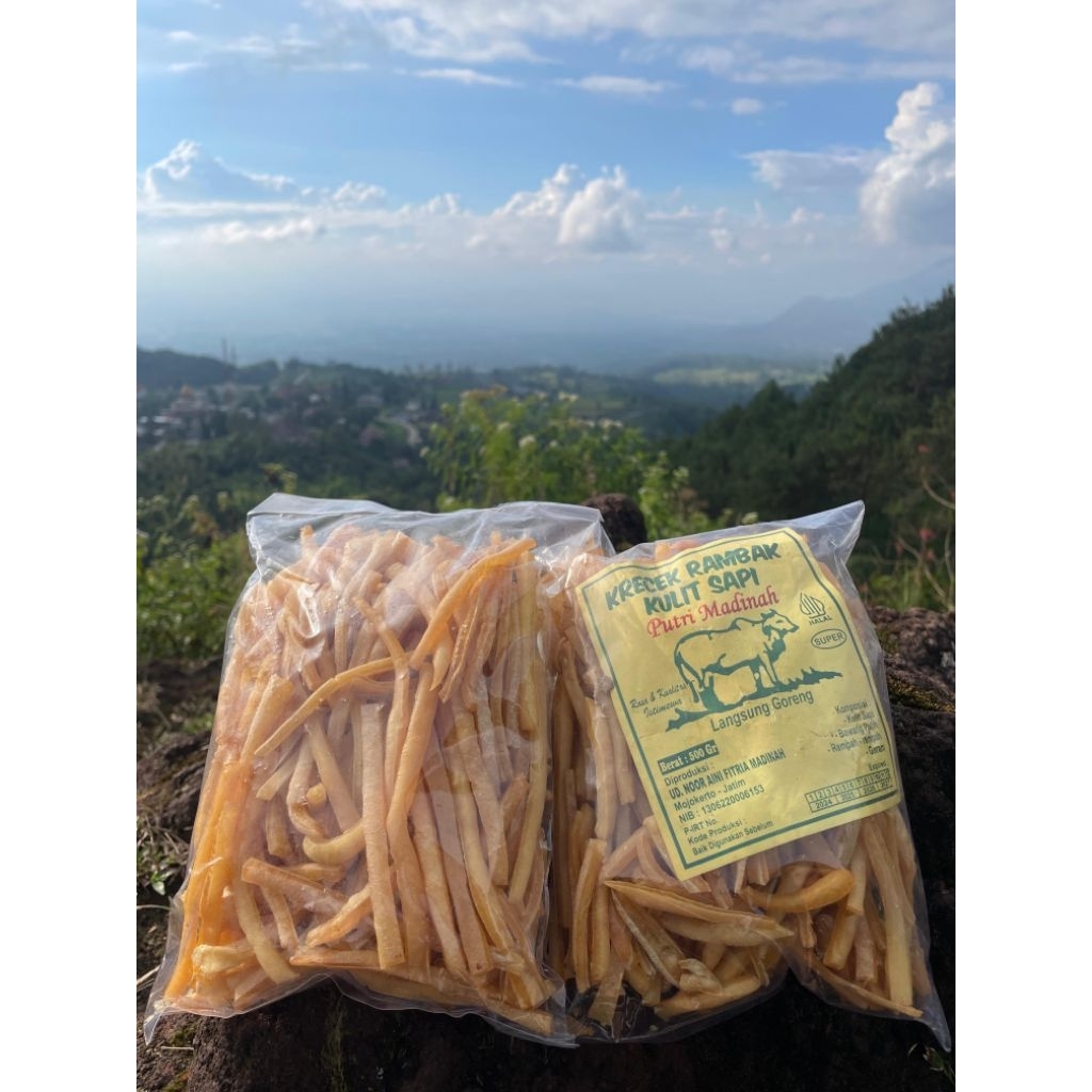 

kerupuk rambak kulit sapi varian stik mie 500g
