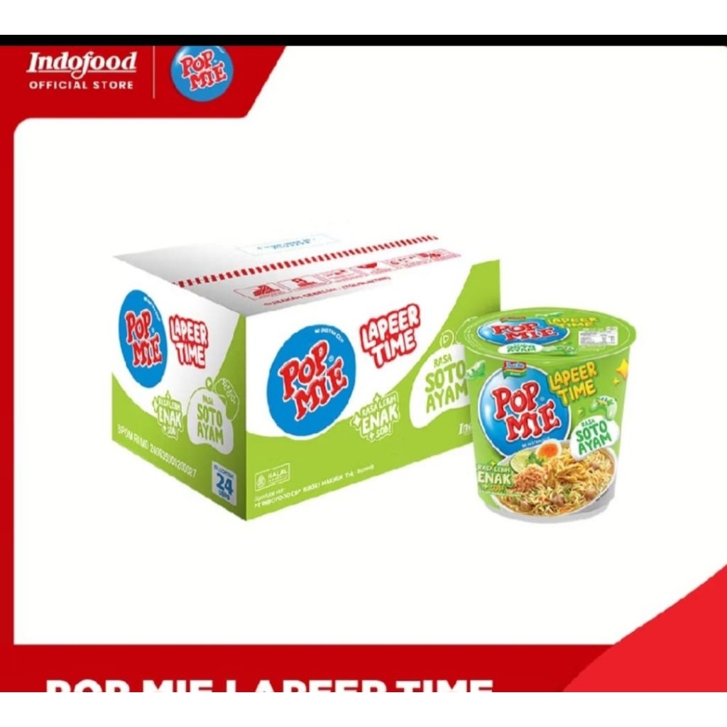 

pop mie rasa soto ayam 1dus isi 24pcs paling murah