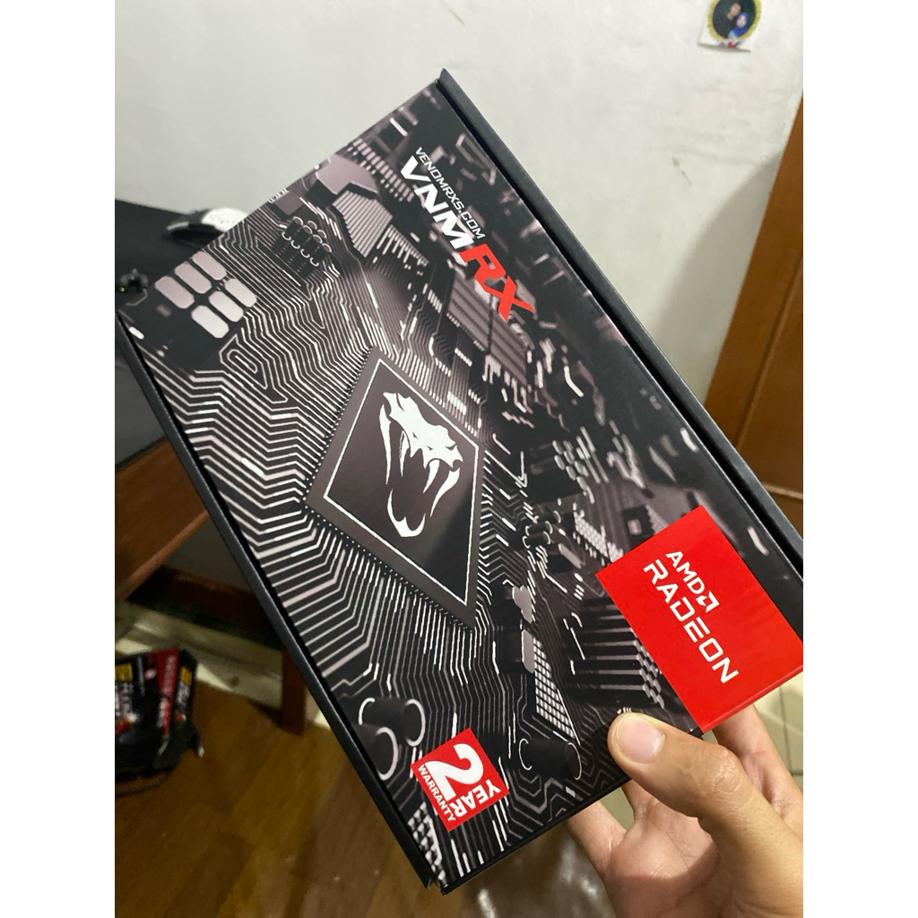 venom rx 580 8gb, muluss masih garansi 2tahun resmi