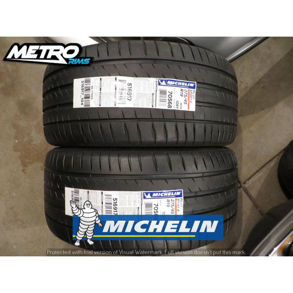 ban mobil import premium Michelin Pilot Sport 4 Ukuran 275 45 R19 mobil BMW 720i 523i Audy Mercy S