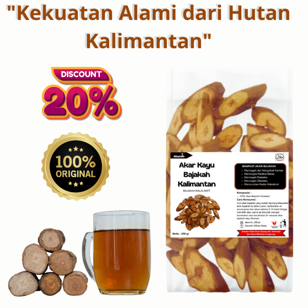 

Kayu Bajakah Asli Kalimantan Akar Kayu Bajakah Abumih Obat Kanker Kalalwit Original