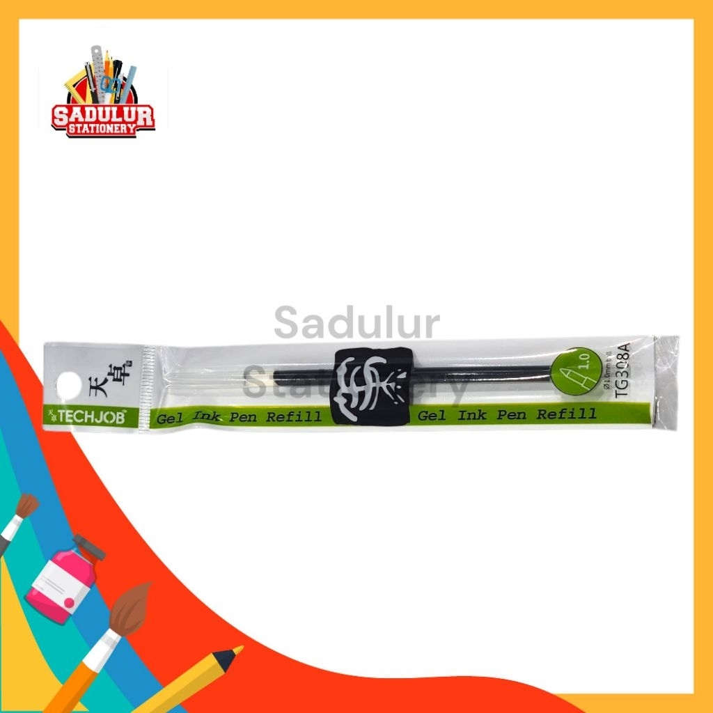 

1 Pcs Isi Ulang Pen Tizo 1.0mm TG308A 1.0mm Hitam / Refill Pen Tanda tangan Tizo untuk TG340