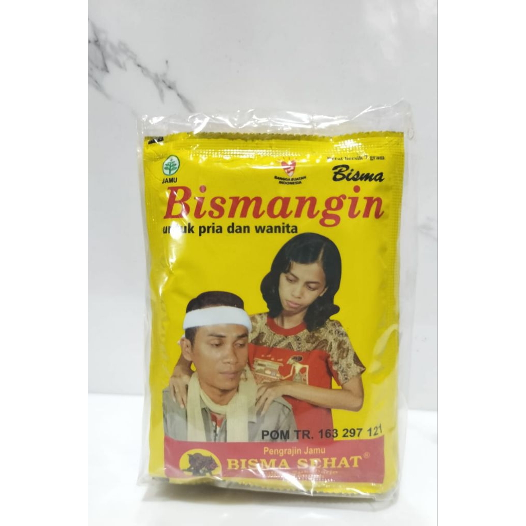 

Bismangin Jamu Masuk Angin - Bisma Sehat kemasan pack isi 10 sachet