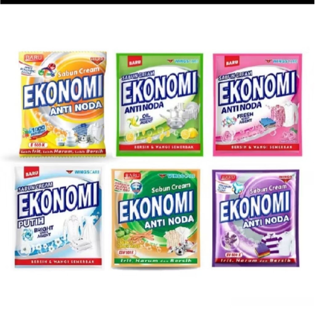 EKONOMI Sabun Cream |
Wings Sabun Colek |

Ekonomi Sabun Colek 145 GR
