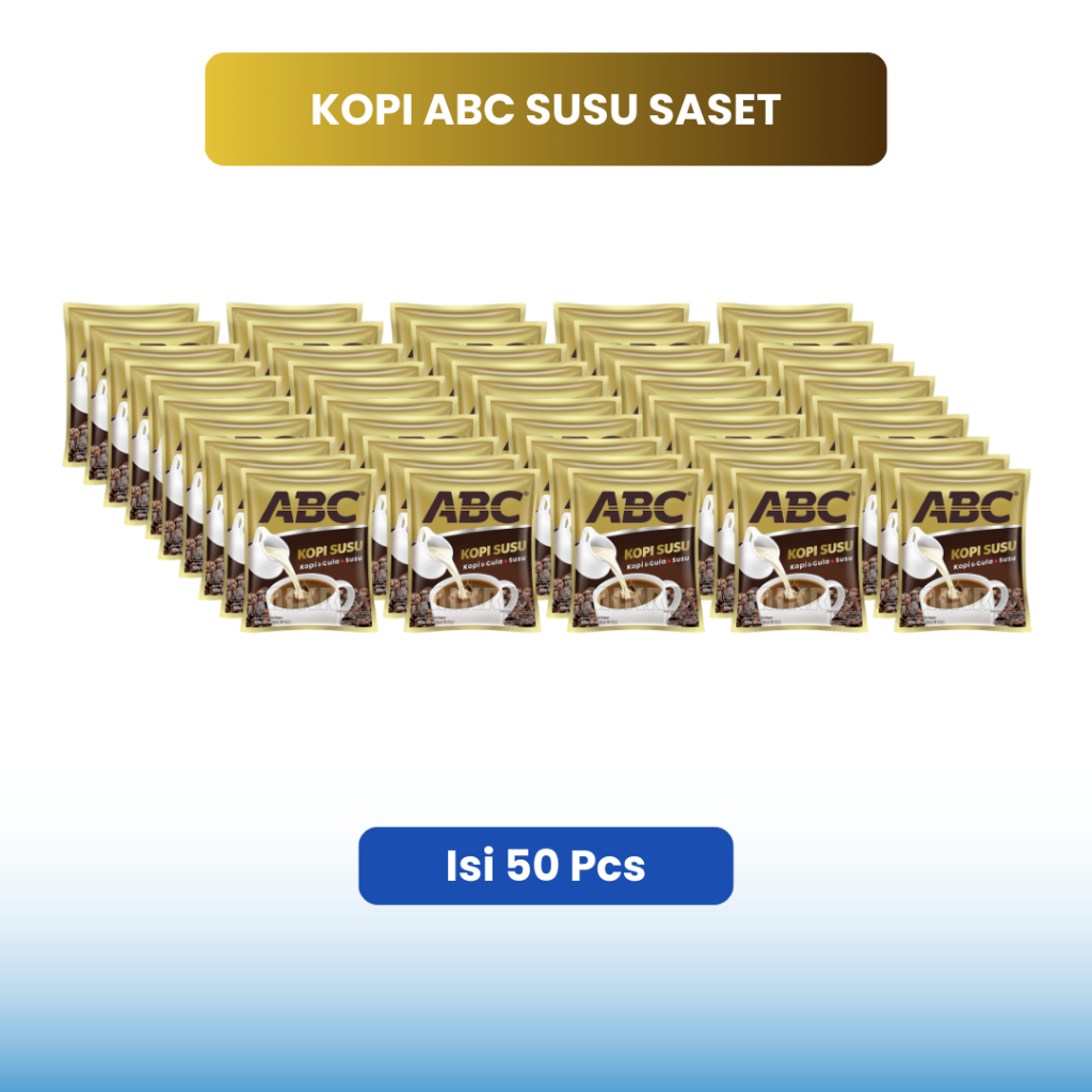 

Jual Kopi ABC Susu Saset Paket 50 Saset / 5 Renceng