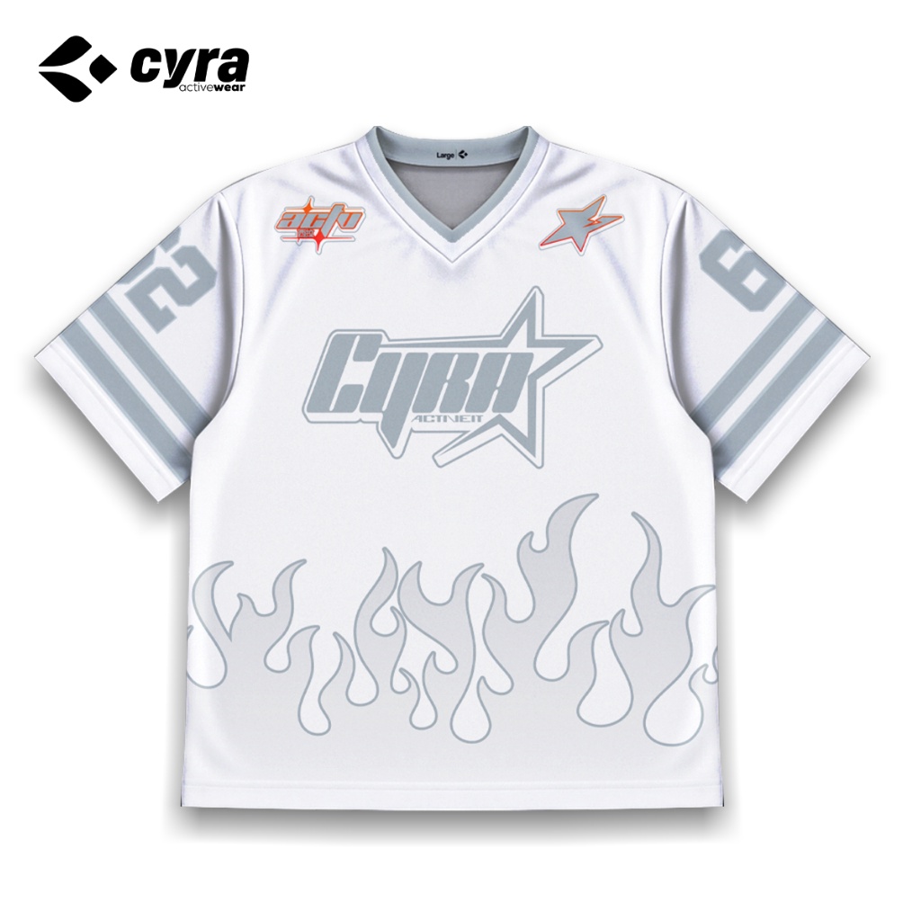 KODE V98Z Jersey Oversize HECATE White Series  Cyra Activewear