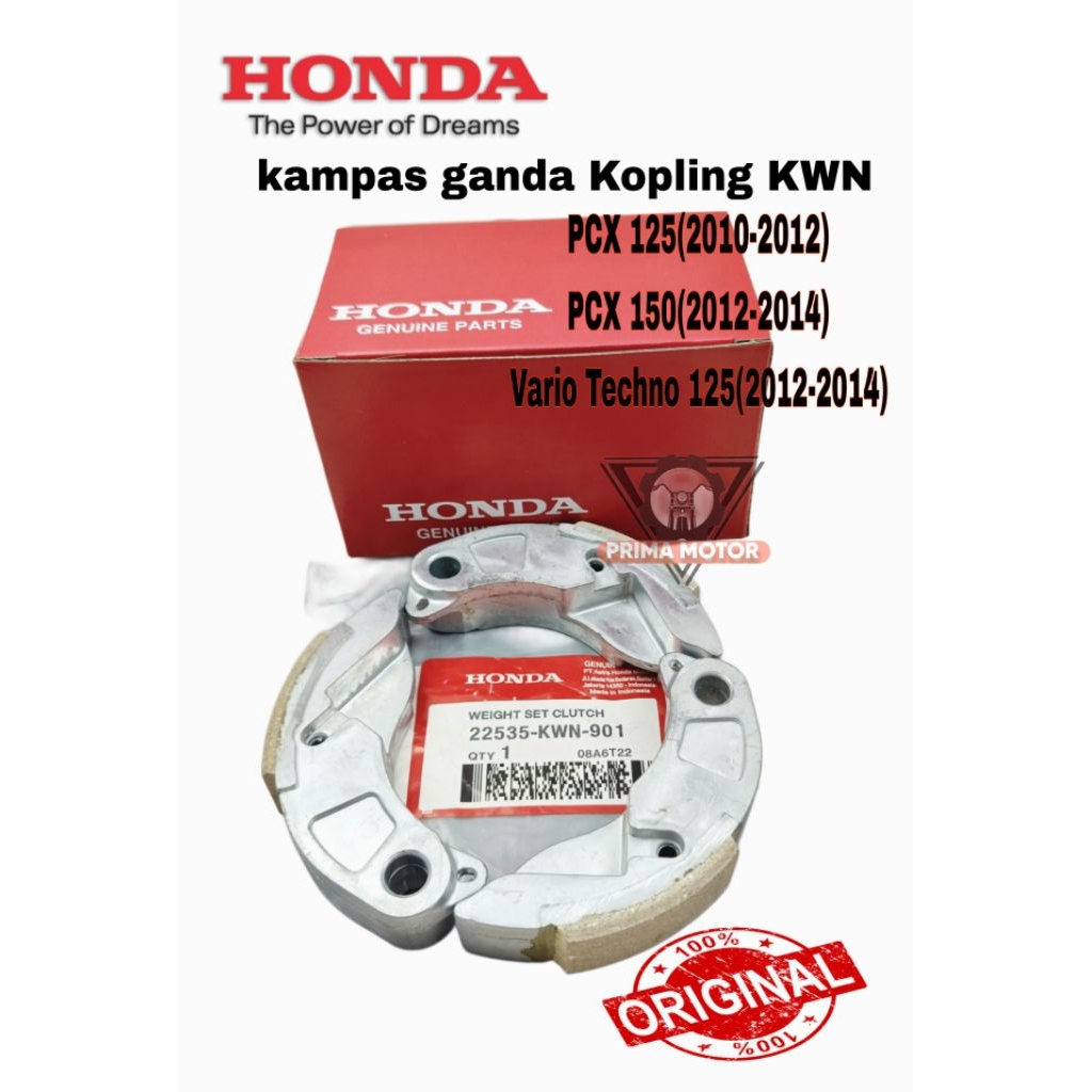 Kampas ganda Kopling KWN ORI Honda Vario 125 PCX 125 PCX 150