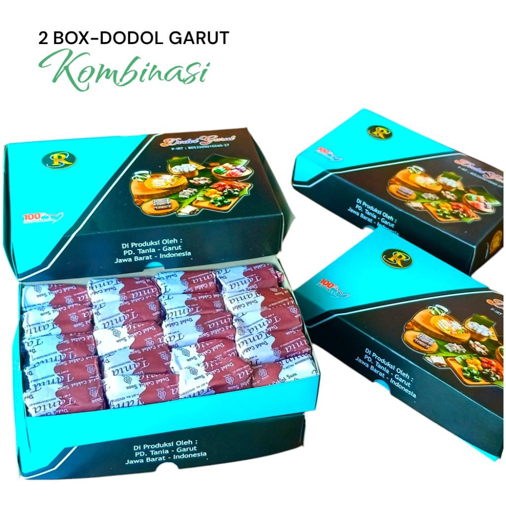 

2Box dodol garut kombinasi coksu-oleh oleh cemilan manis