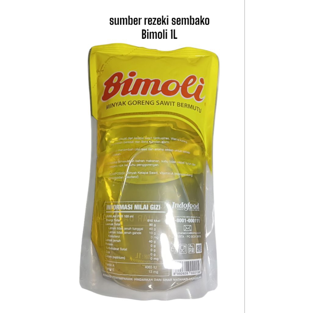 

Minyak goreng Bimoli 1L . Termurah