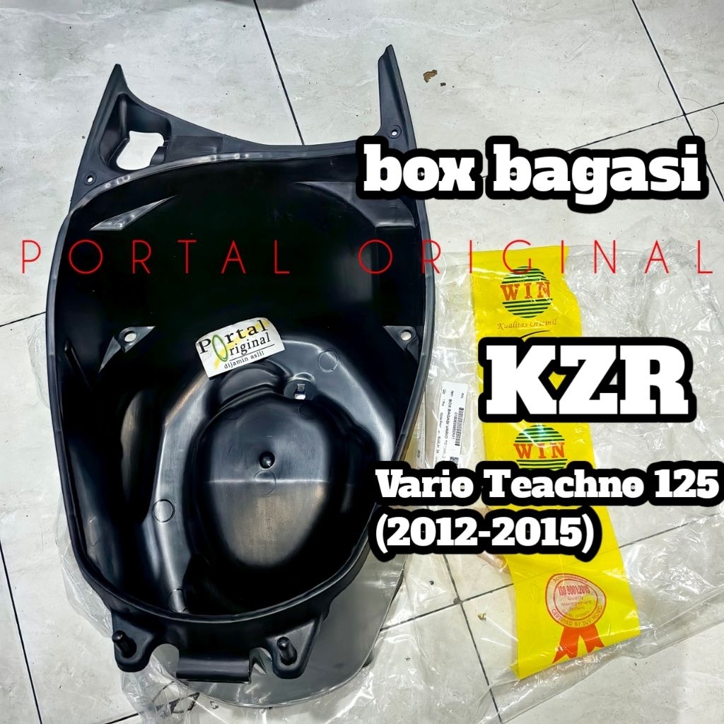 Box Bagasi VARIO Techno 125 FI 2012-2015 Asli 100% original CBS ISS STD Helm-in ori barang bawah sad