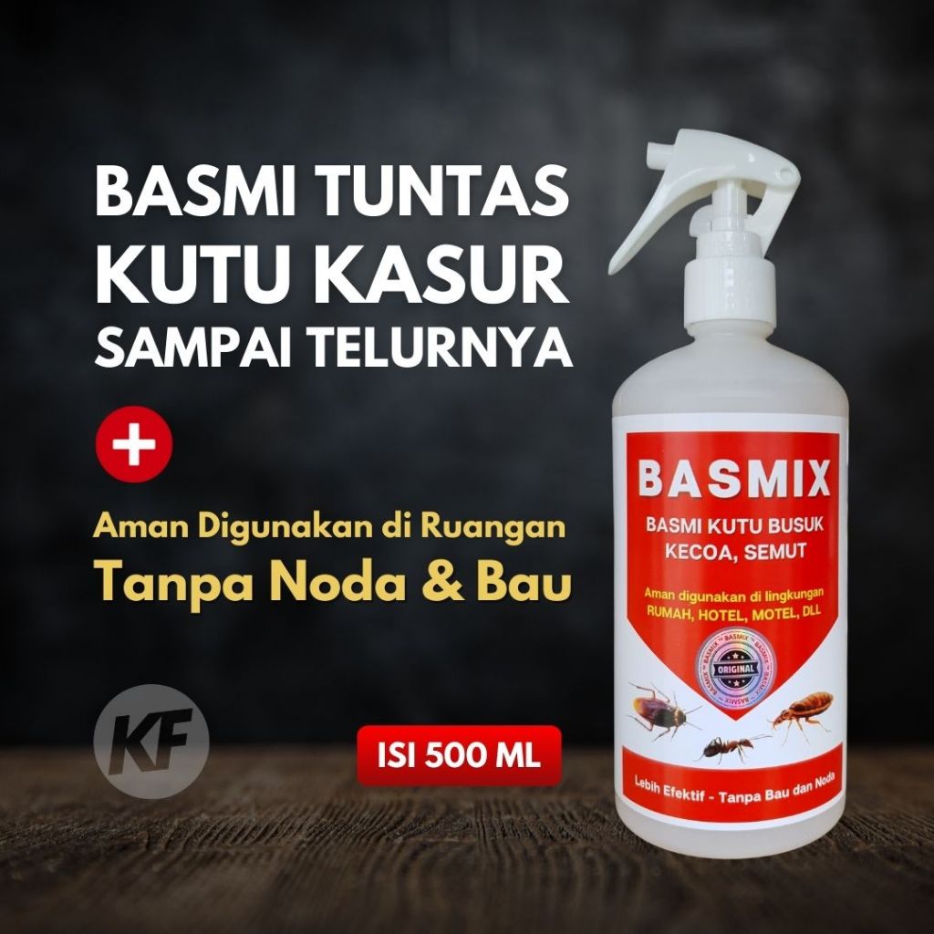 Pembasmi Kutu Kasur / Anti Tungau dan Kutu Busuk / Obat Kutu Kasur Basmix