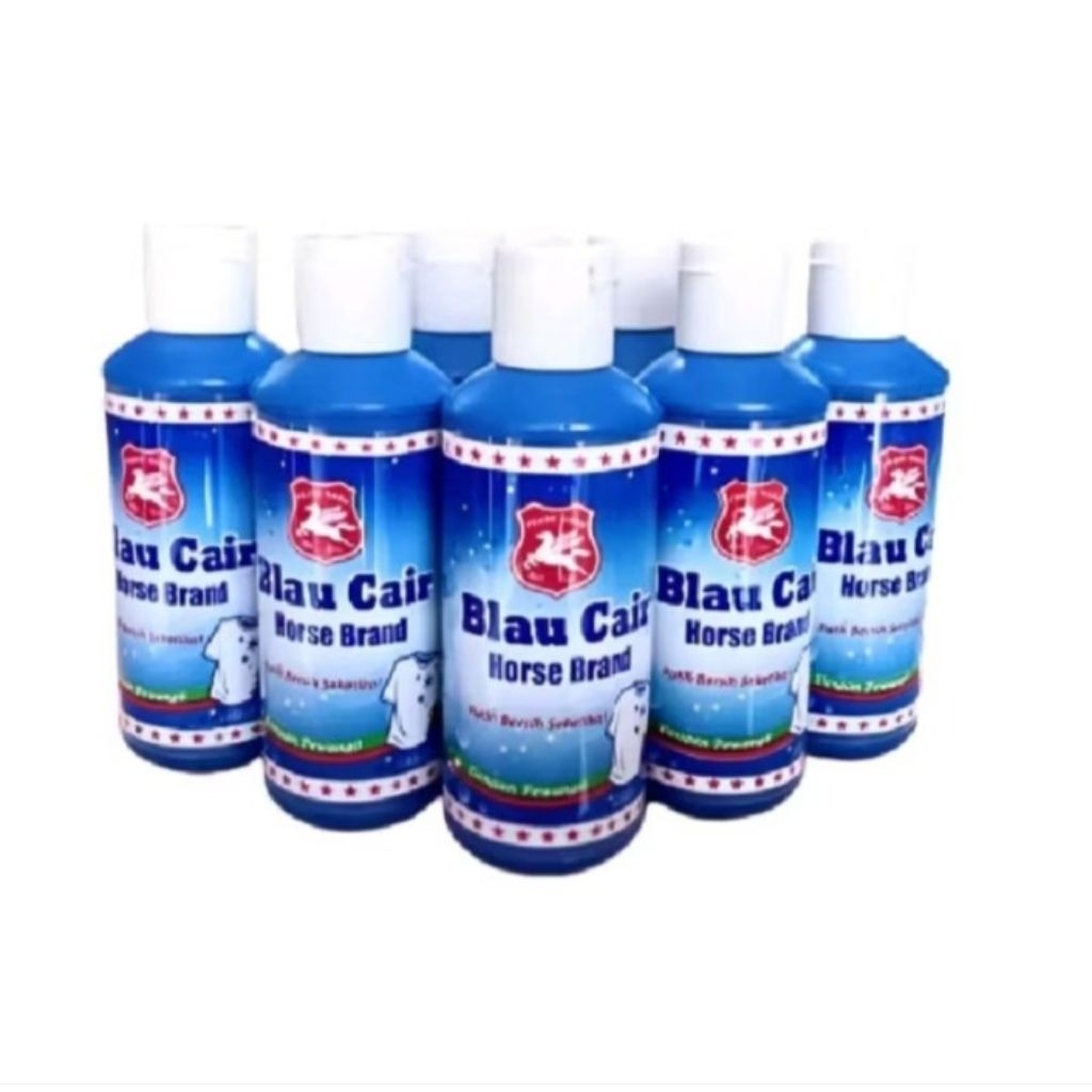 Blau Cuci Pakaian Cair Horse Brand 100ml