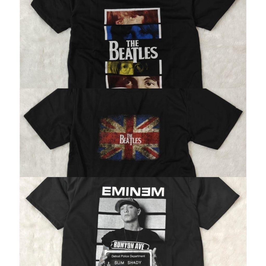 KAOS UNISEX SEMI KATUN RANDOM MOTIF