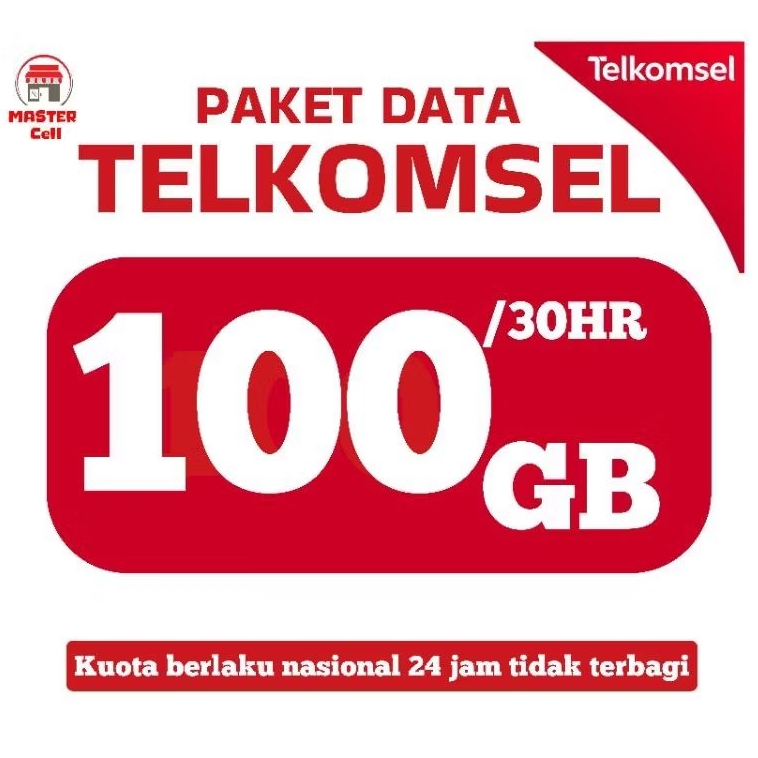 PAKET DATA KUOTA TELKOMSEL 100GB
