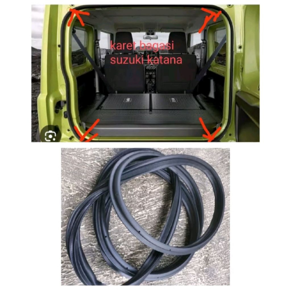 karet bagasi pintu belakang suzuki katana