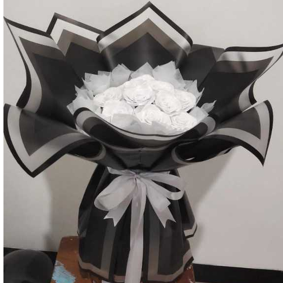 Buket Mawar Pita Satin~Bouquets Pita Satin~buket custom~buket wisuda dan gifts