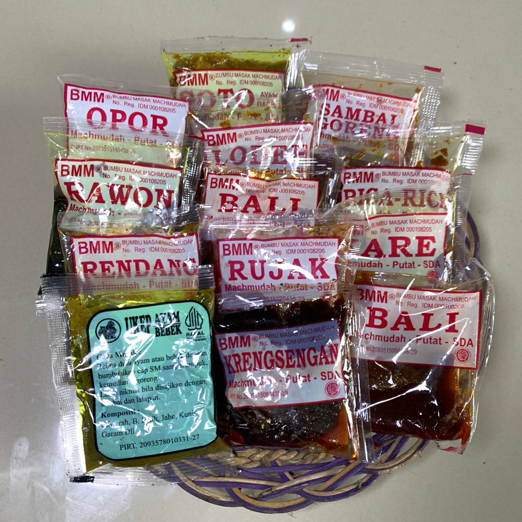 

Bumbu masak "machmudah" asli BMM - Solusi masak cepat, enak, dan praktis!