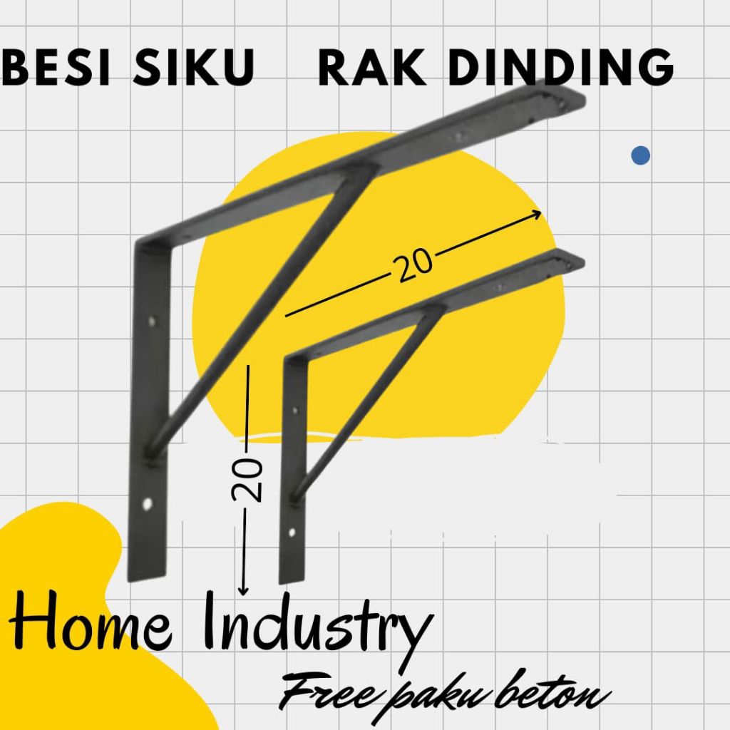 Besi ambalan, besi siku rak besi, besi siku rak dinding