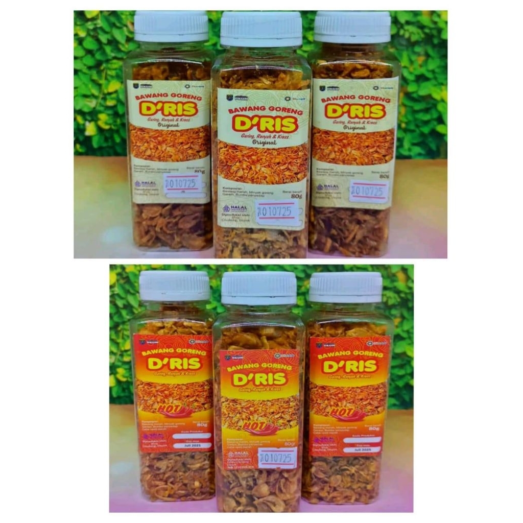 

Bawang Goreng D’Ris 80gr