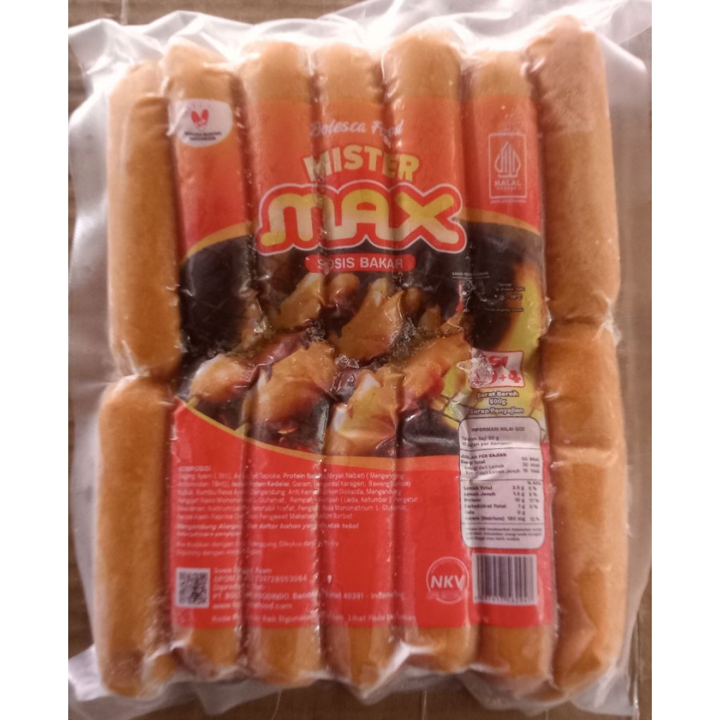 

Sosis Mister Max 500gr/Zee Frozen Mart