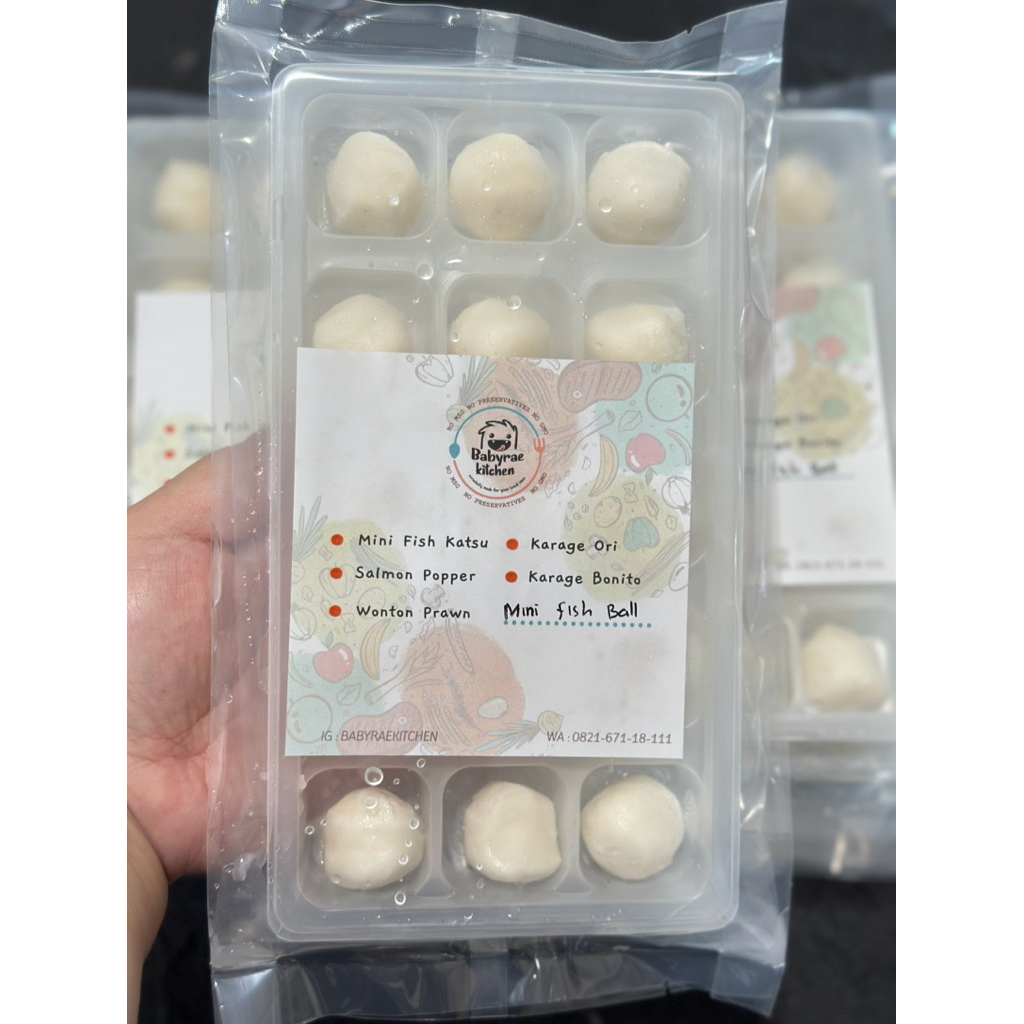 

Babyraekitchen - Fishball / Mini Fishball / Bakso ikan homemade